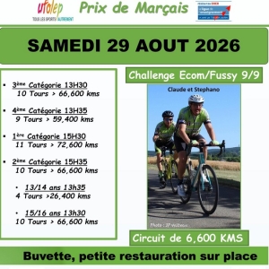 Epreuve cycliste à Marçais